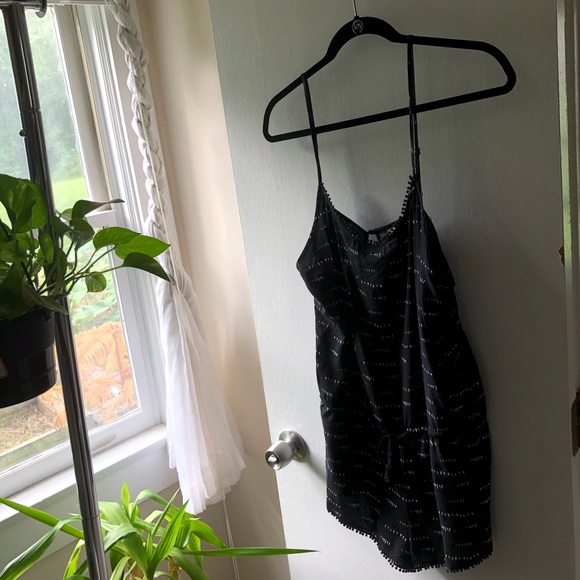 black & white boho romper - Picture 2 of 3